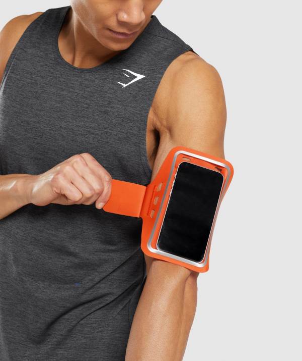 Damske Armband Gymshark Phone Strap Oranžové | DX5172408